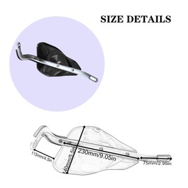 Adsspro Universal Motorcycle Handlebar Protection Hand Guards Handguards Handle Protector Protective Gear 7/8" 22mm and 1 1/8" 28mm with Mounting Kits for Dirt Pit Bike Off Road Motocross ATV (Black)