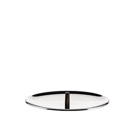Alessi edo Lid with Knob, Stainless Steel, Steel, Brown, Diameter 14