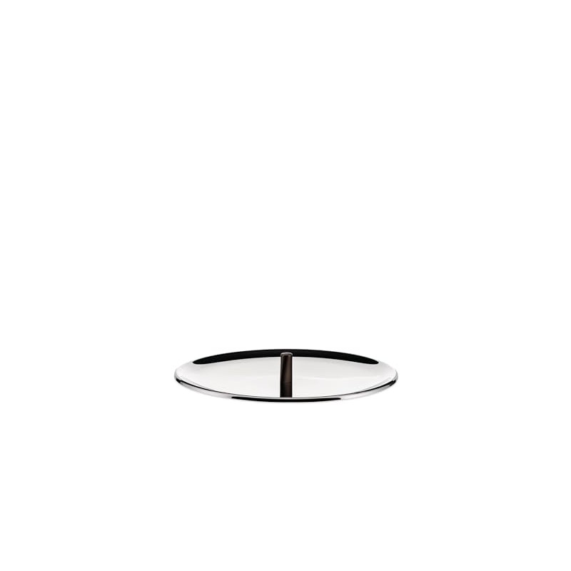 Alessi edo Lid with Knob, Stainless Steel, Steel, Brown, Diameter