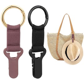 Niveaya Hat Clip for Travel on Bag - 2 Pack, Vacation Beach Cruise Essentials Accessory for Travel Handbag Backpack Luggage