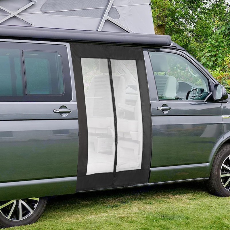 GEARCELL Magnetic Mosquito Net fit For VW T5 T6 Only,
