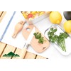 FORESTABLE Square Board 80 Wood Natural Wood Outdoor Camping Cutting