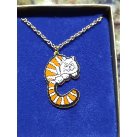 Fuller Brush Company Kitty Cat Necklace Fuller Brush Company Calico Kitten New