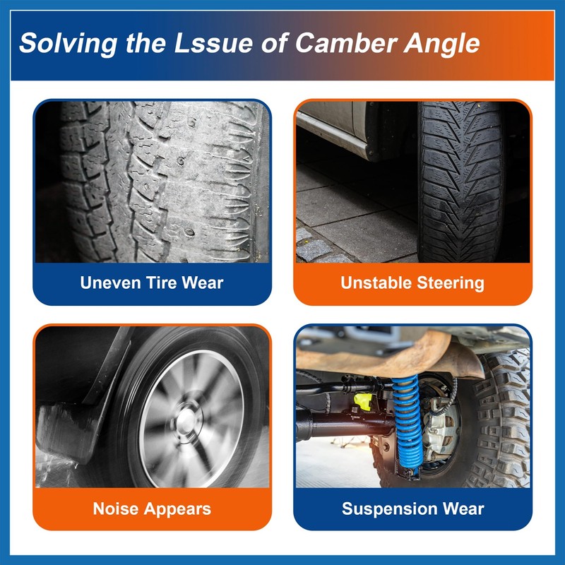 A ABSOPRO Camber Alignment Bolt Rear Alignment Bolt for TOYOTA
