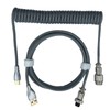 Gaming Keyboard Cable Professional Retractable Sturdy Connector Coiled Keyboard Cable