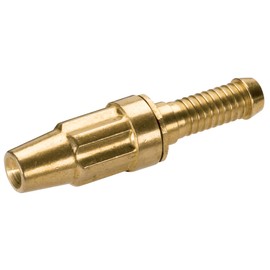 Gardena Standard Messing-Spritze: Metall-Gartenspritze zum Anschluss an 13 mm (1/2 Zoll)-Schläuche, Wasserstrahl regulierbar und absperrbar (7160-20)