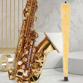 Glimpsesun Cleaning Brush Cleaner Pad Saver for Alto Sax Saxophone Soft