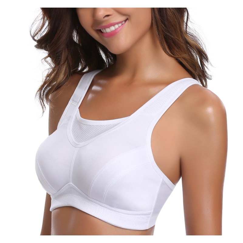 WingsLove - Brasier Deportivo para Mujer, Cobertura Completa, de Alto