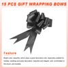 sourcing map 15pcs 5 Inch Large Pull Bow Big Gift