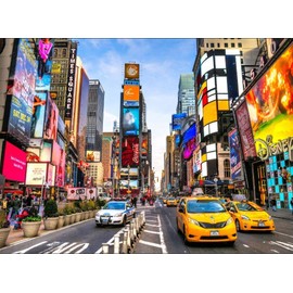 Jigsaw Puzzles for Adults 1000 Piece New York Times Square 27.56 x 19.69 Inch Jigsaw Puzzles for Adults Educational Game Challenge Toy 1000 Pieces Puzzles for Adults Kids