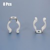 (8-Pack) JESLED T8 U Clips Holder Bracket for 8FT LED