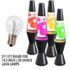 6 Pack S11 Intermediate E17 Base 40 Watt Bulbs for