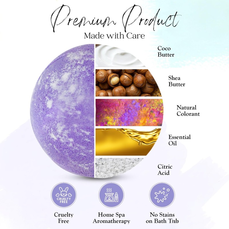 EvolutionUSA 12pc Bloom Bath Bombs with Toys