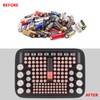 Battery Organizer Box Storage Case with Tester, Batteries Vault Holder