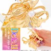 BARTOSI Metal Hair Claw Clips Gold Bow Hair Clips Medium