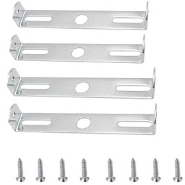Pack of 4 Bracket for Ceiling Light, Accessory Pendant Light Holder, Ceiling Pendant Light Holder, for Replacement Accessories, Home Office Ceiling Light Lighting Lamp Holder (Silver)