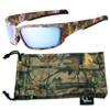 Hornz Brown Forest & Orange Camouflage Polarised Sunglasses for Men