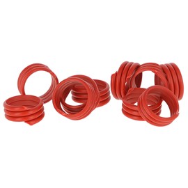 Kerbl 12mm Red Plastic Spiral Ring (Pack of 100)