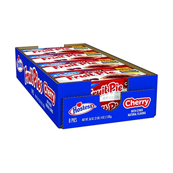 Hostess Fruit Pies, Cherry,4.5 Ounce (Pack of 8)