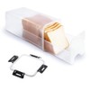 Caja para Pan con Bandeja, Contenedor para Pan con Tapa