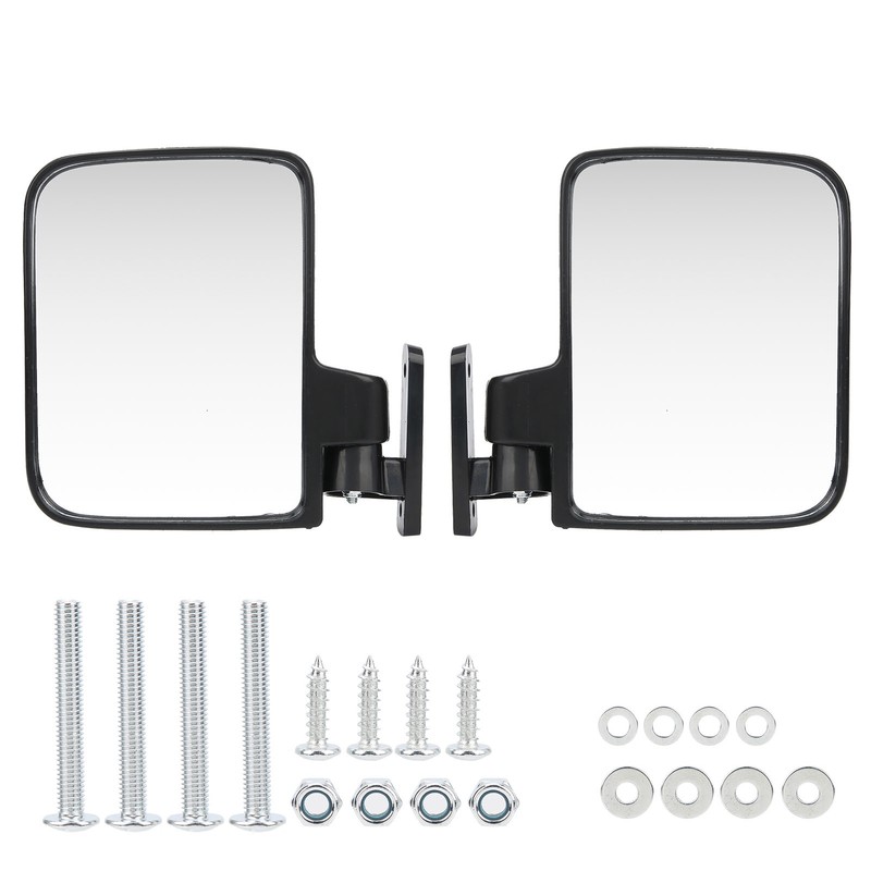 Club Car Side View Mirror Convex Rearview Mirrors Easy Installation