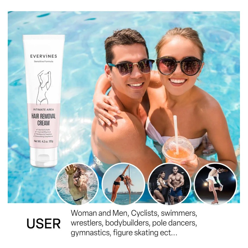 Crema Depilatoria Para Mujeres: Bikini Pubic & Áreas Íntimas
