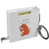 Azeeda 'Best Dad On Fathers Day' Keyring Tape Measure/Spirit Level