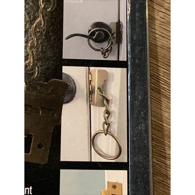 Strike Plate Locks Maximum Security Door Chain & Flip Lock,