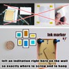 laffeya Picture Hanging Marker, Keyhole Marker Picture Hanger with Level