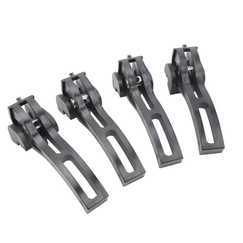 4Pcs Trifold Tonneau Cover Hard Or Soft Folding Clamp Cover