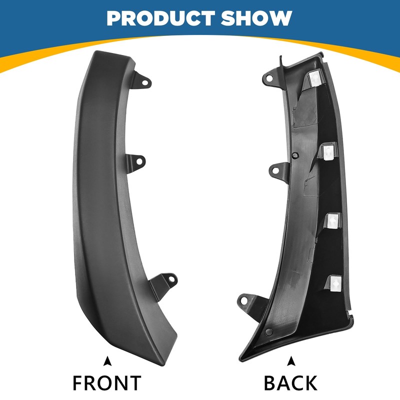 TOPUS Right Side Front Wheel Opening Flare Molding Extension for