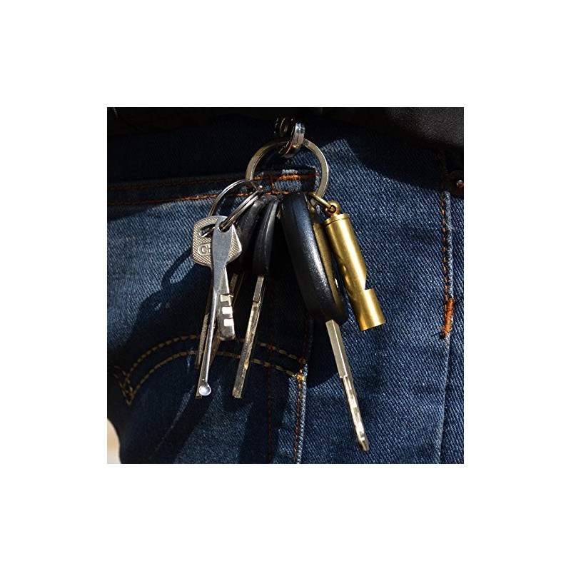 Outmate Premium Mini Emergency Whistle-H62 Brass Loud Version EDC Tools