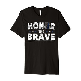 Policeman equipment for adult honor the brave police officer Premium T-Shirt