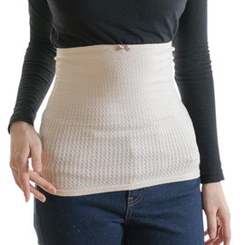 Tamagawa Hot Spring Rock Bath Ribbon Belly Wrap (Beige) 515-1