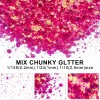24 Bottles High Sparkly Glitter for Crafts, Tumbler & Nail