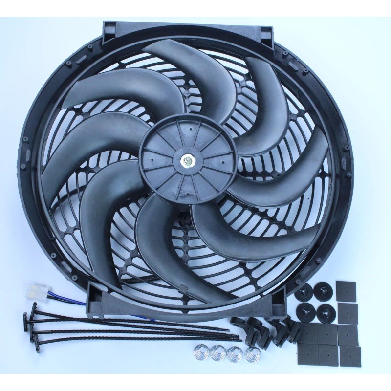 espeedpro21 14" Heavy Duty Radiator Electric Wide Curved Blade FAN