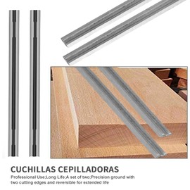 Cuchilla de Repuesto Portátil, Cepilladora HSS de 82 mm de 3-1/4" para MAKITA, Bosch, DeWalt, Black & Decker, Ryobi y la Mayoría de las Cepilladoras de Mano Portátiles de 3-1/4 (TCT - Paquete de 10)
