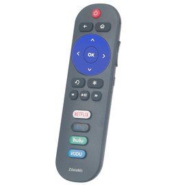 ZdalaMit Replace Remote Control Applicable for TCL Roku TV 65S423 49S303 75S455 55S525 65S515 5S423 32S331 49S403 55S421 43S435 55S401 32S335 75S425 43S421 55S403 75R615 65S421 32S301 65S401 55S535