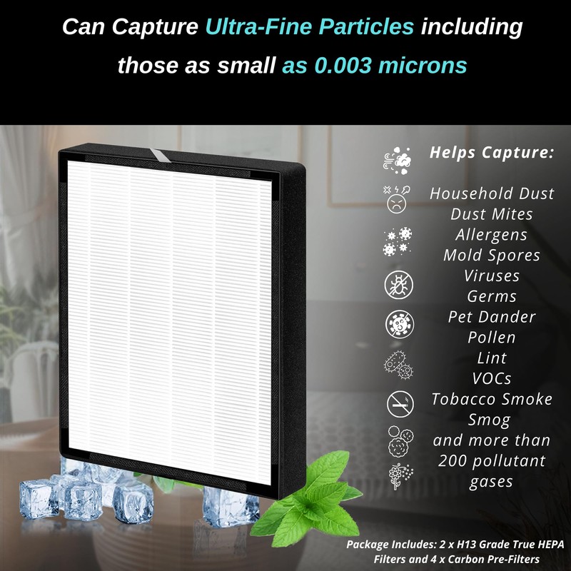 2 Pack - 45i Replacement Filter - for Breathesmart Flex