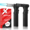 2 Pack Refillable Butane Torch Lighter with Adjustable Jet Flame,