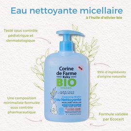 Baby Fragrance Micellar Cleansing Water - Certified Organic