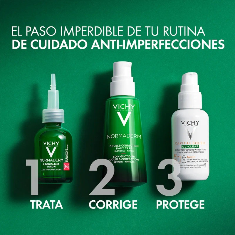 Vichy Capital Soleil Clear Fps50 Protector Solar Anti Imperfecciones Pieles