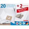 Megapack - 20 Staubsaugerbeutel passend für Nilfisk Bravo Staubsauger/dustwave® Markenstaubbeutel/Made