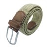 ELTACASUX Stretch Woven Mens Belt,Canvas Braided Belts Men and Women