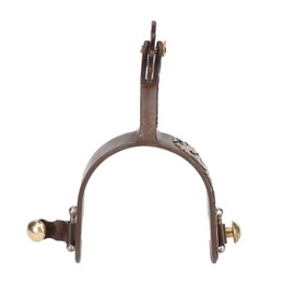 HEITIGN 2 Piezas de Espuelas de Vaquero Occidental, Espuelas de Caballo de Acero con bajo Contenido de Carbono y Bronce Vintage con Engranaje Giratorio para Caballo