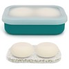 Enhanced Leak Proof Travel Soap Case, AIMAIAIMAI Silicone Soap Container