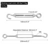 sourcing map M6 Hook and Eye Turnbuckles for Cable Wire
