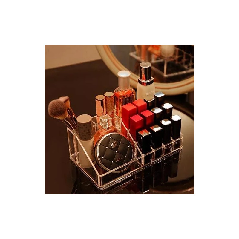 Cq Acrylic Organizador Para Maquillaje Con 13 Compartimentos 4 Cajones