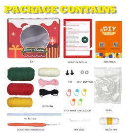 HAYOFADA Crochet Kit for Beginners with Step-by-Step Video Tutorials, Beginner DIY Craft Set, DIY Knitting Supplies Gift Beginner Crochet Kit Adults and Kids (13+) Complete Kit - Gift Corgi Dog