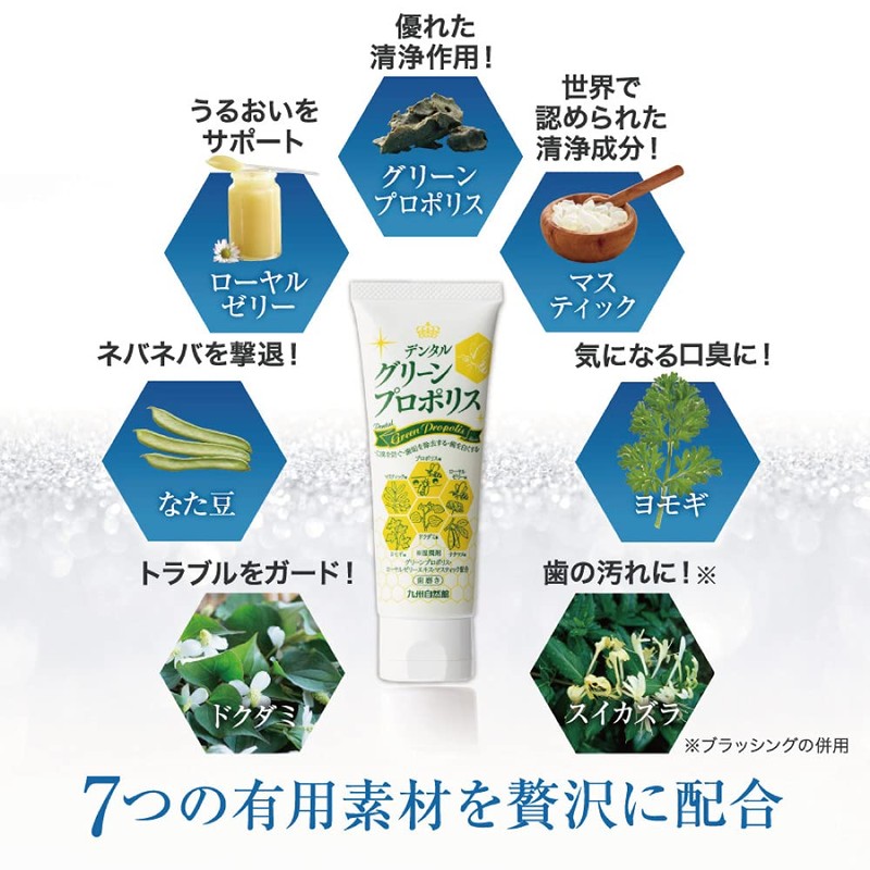 Yazuya Group Kyushu Natural Museum Dental Green Propolis 3.5 oz